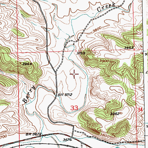 Topographic Map of Springtime Number 1 Dam, MT