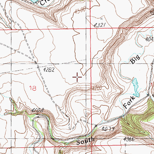 Topographic Map of Weppler Number 2 Dam, MT