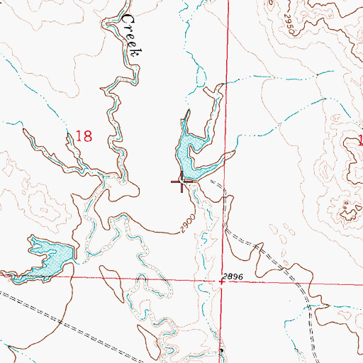 Topographic Map of NNN Ranch Number 2 Dam, MT