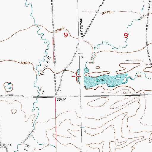Topographic Map of K L Clark Number 1 Dam, MT
