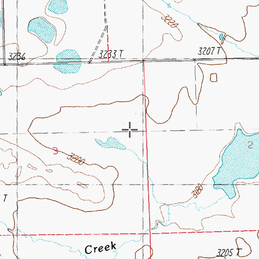Topographic Map of Ducky Number 1 Dam, MT