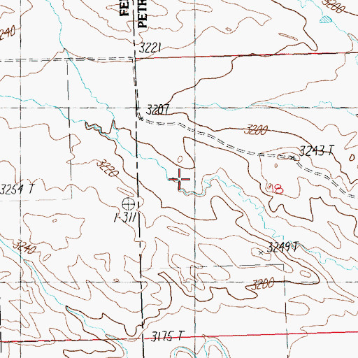 Topographic Map of Delaney Number 2 Dam, MT