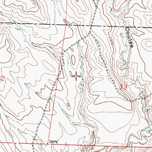 Topographic Map of BS Kincheloe Number 1 Dam, MT