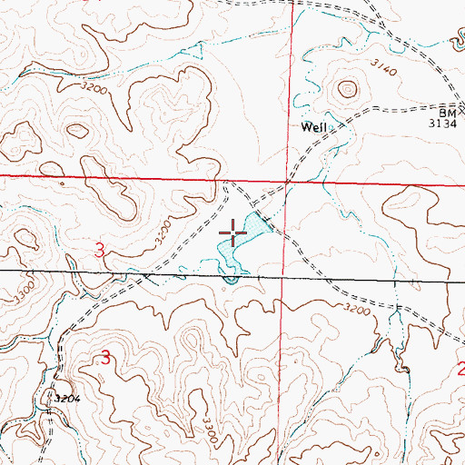 Topographic Map of GA Kramer Number 1 Dam, MT
