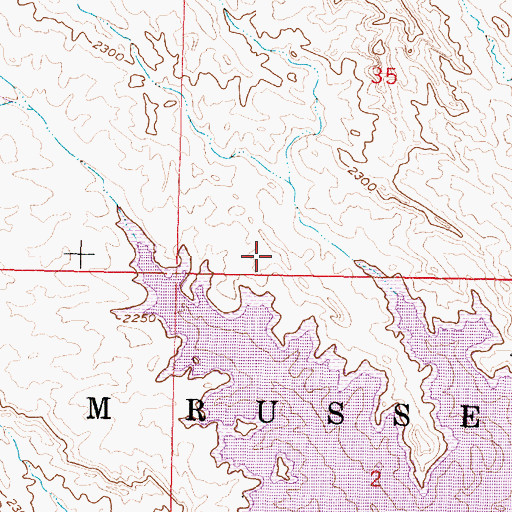 Topographic Map of Bob Number 1 Dam, MT