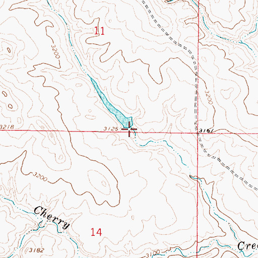 Topographic Map of McDevlin Number 2 Dam, MT