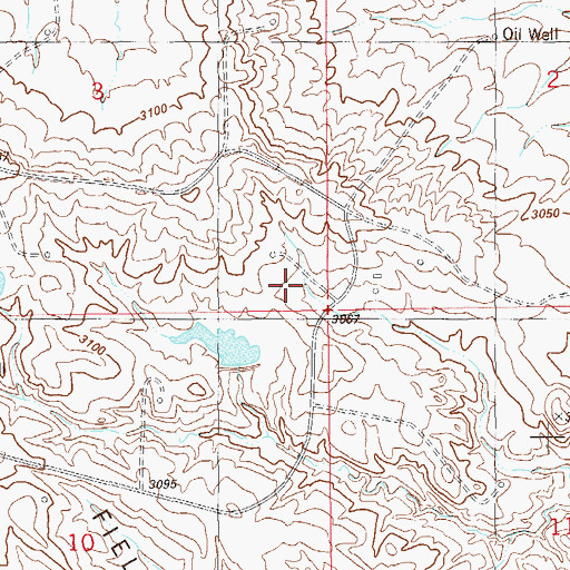 Topographic Map of Kirschten Number 1 Dam, MT
