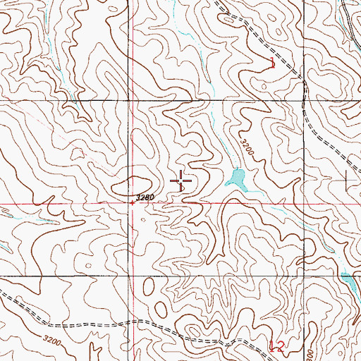 Topographic Map of Ringling Number 1 Dam, MT