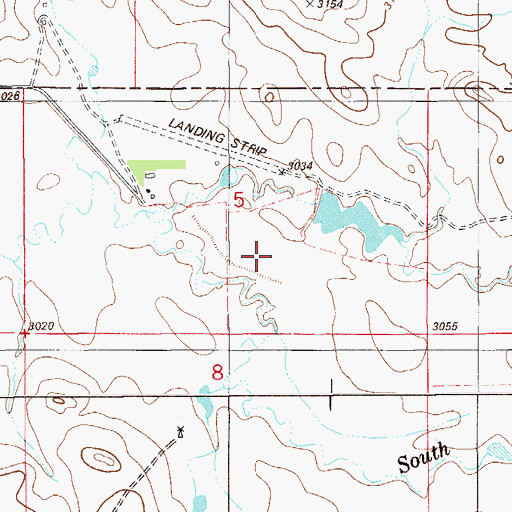 Topographic Map of Ed Rath Number 1 Dam, MT