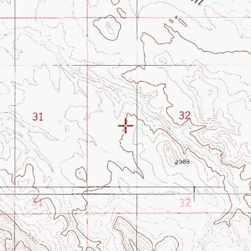Topographic Map of Mallett Number 2 Dam, MT