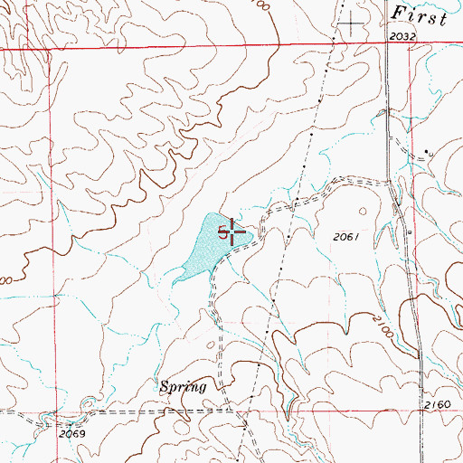 Topographic Map of Steinreisser Number 10 Dam, MT