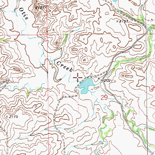 Topographic Map of Elroy Dam, MT