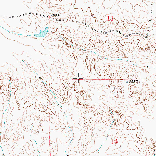 Topographic Map of Murphy and Sons Number 1 Dam, MT
