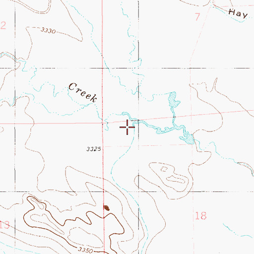 Topographic Map of Arbuckle Number 1 Dam, MT