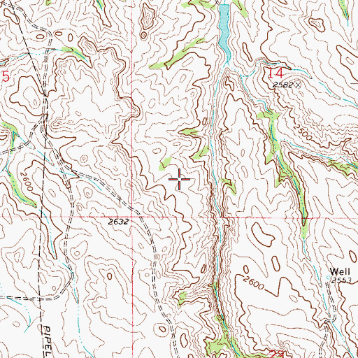 Topographic Map of Clem Dam, MT