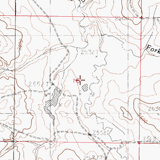 Topographic Map of Murphy and Sons Number 2 Dam, MT