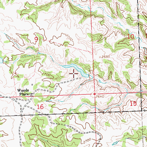 Topographic Map of Ox Yoke Dam, MT