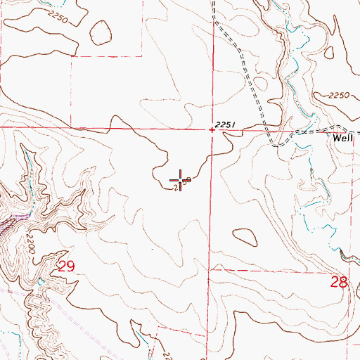 Topographic Map of Kielman Dam, MT
