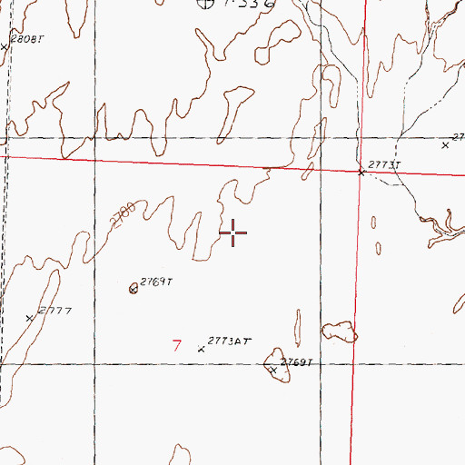 Topographic Map of Morrison Dam, MT