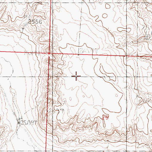Topographic Map of Austin Number 2 Dam, MT