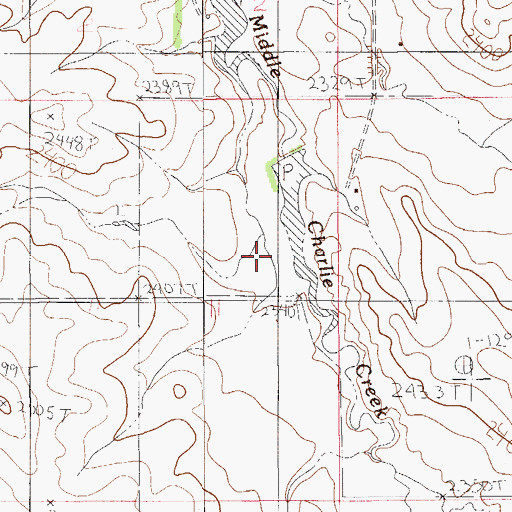 Topographic Map of Vaira Dam, MT