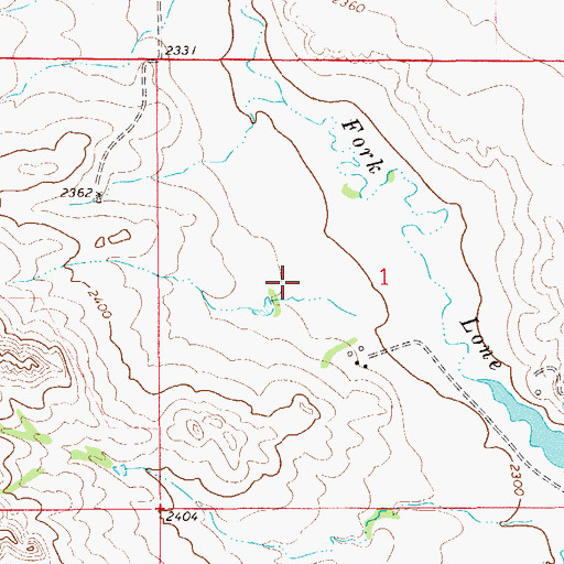Topographic Map of Coon Dam, MT