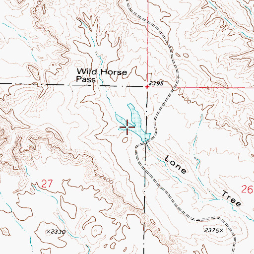Topographic Map of Bug Dam, MT