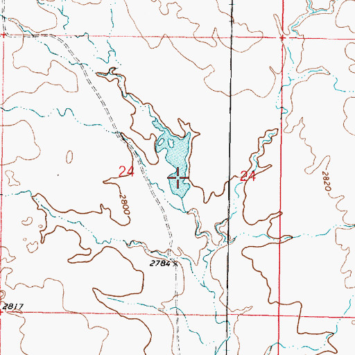 Topographic Map of Workman Number 1 Dam, MT