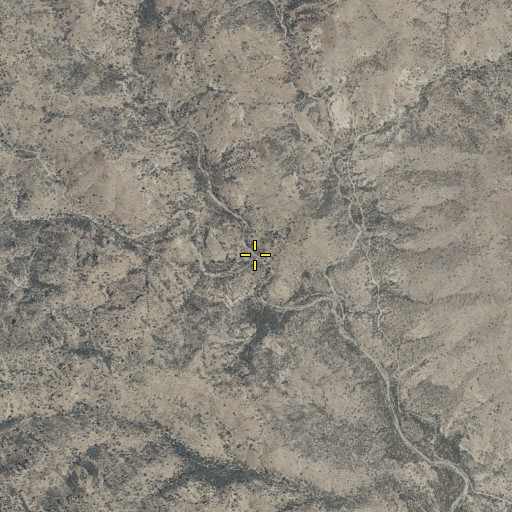 Aerial/Satellite Image of Middle Fork Goodwin Canyon, AZ