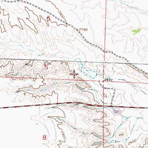 Topographic Map of Williams Coulee Number 2 Dam, MT