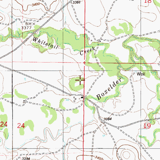 Topographic Map of R Owen Number 1 Dam, MT