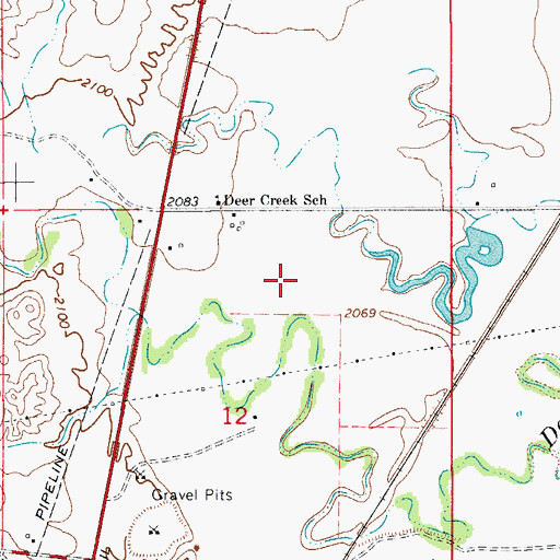 Topographic Map of Pettersen Number 1 Dam, MT