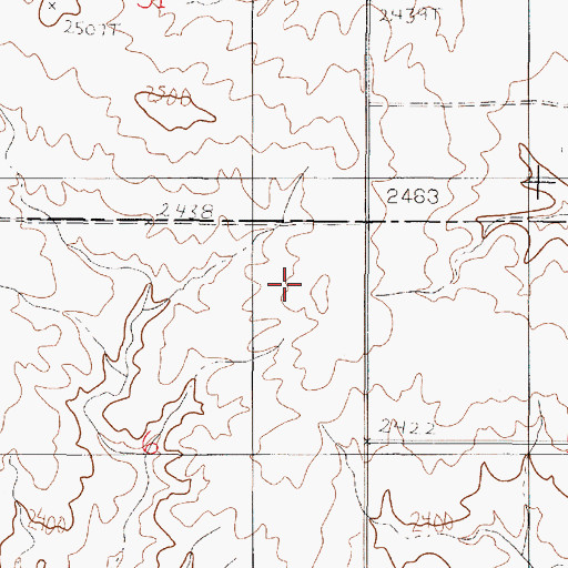 Topographic Map of Smile Number 3 Dam, MT