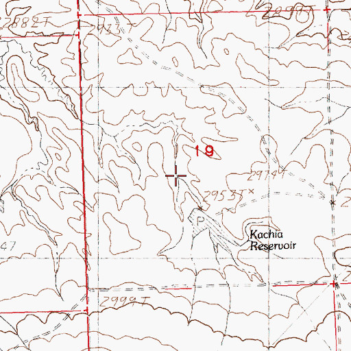 Topographic Map of Ed Styer Number 5 Dam, MT
