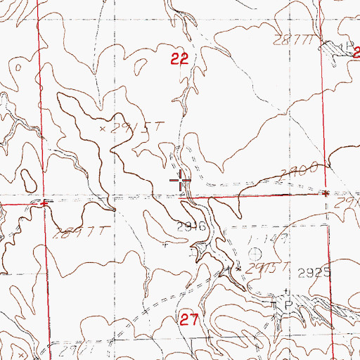 Topographic Map of Ed Styer Number 4 Dam, MT
