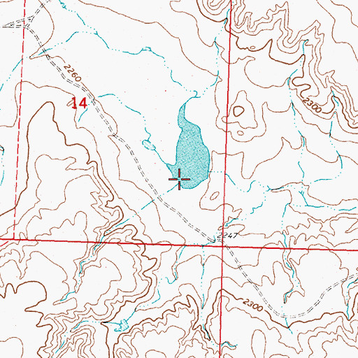 Topographic Map of Bozo Dam, MT