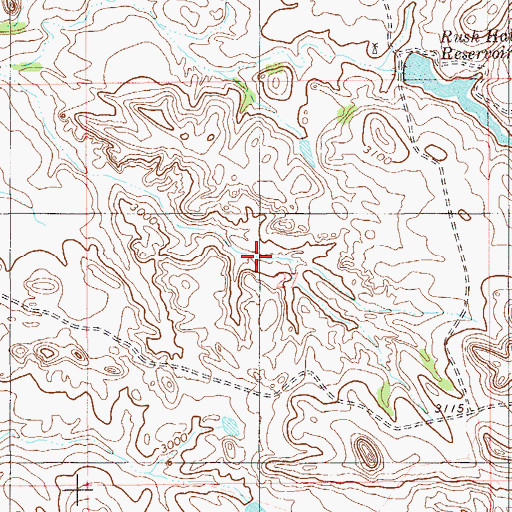 Topographic Map of Keirle Number 3 Dam, MT