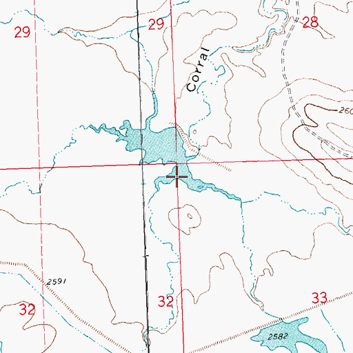Topographic Map of Fort Belknap Number 12 Dam, MT