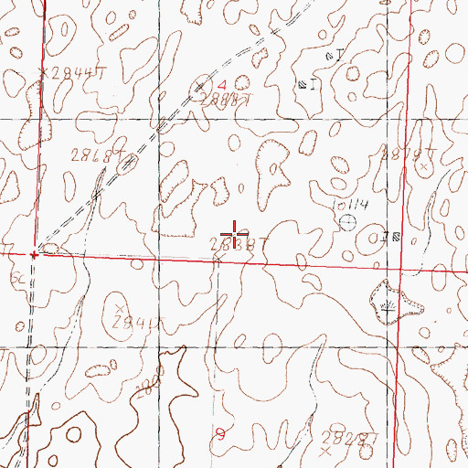 Topographic Map of French Fry Number 1 Dam, MT