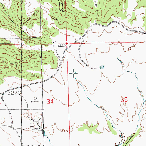 Topographic Map of Noel Number 1 Dam, MT