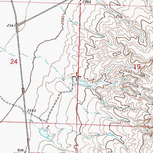 Topographic Map of Kelso Number 3 Dam, MT