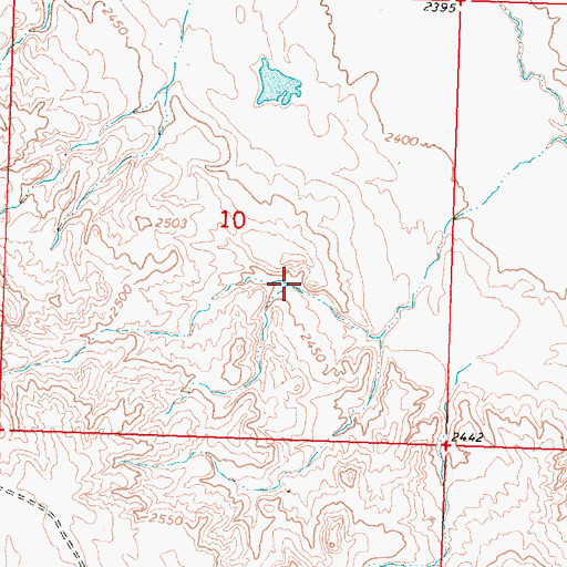 Topographic Map of Veseth and Veseth Number 3 Dam, MT