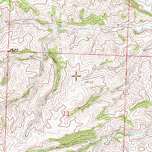 Topographic Map of Veseth and Veseth Number 4 Dam, MT