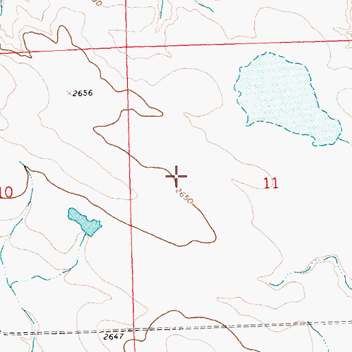 Topographic Map of MRCLA Number 3 Dam, MT