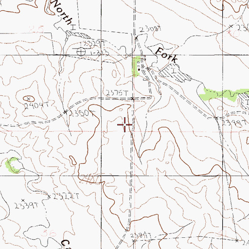 Topographic Map of Latka Number 5 Dam, MT