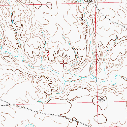 Topographic Map of Carter Dam, MT