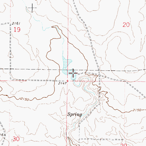 Topographic Map of Fort Peck Reservation Number 12 Dam, MT
