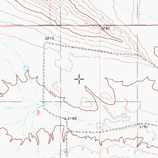 Topographic Map of Black Wolfe Number 2 Dam, MT