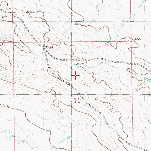 Topographic Map of Little Boy Blue Dam, MT