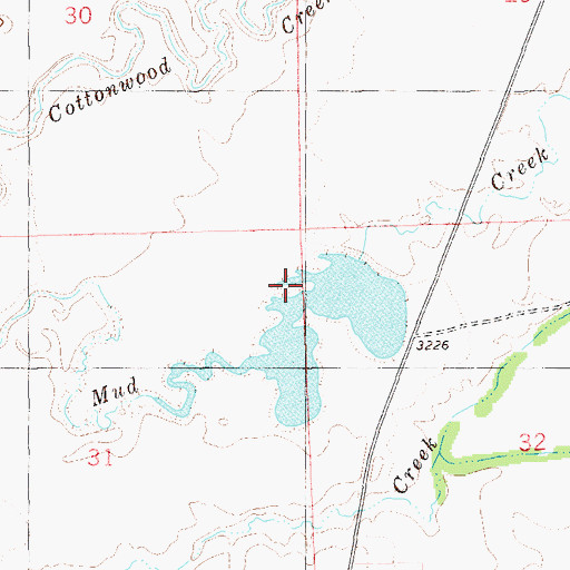 Topographic Map of Snow White Dam, MT